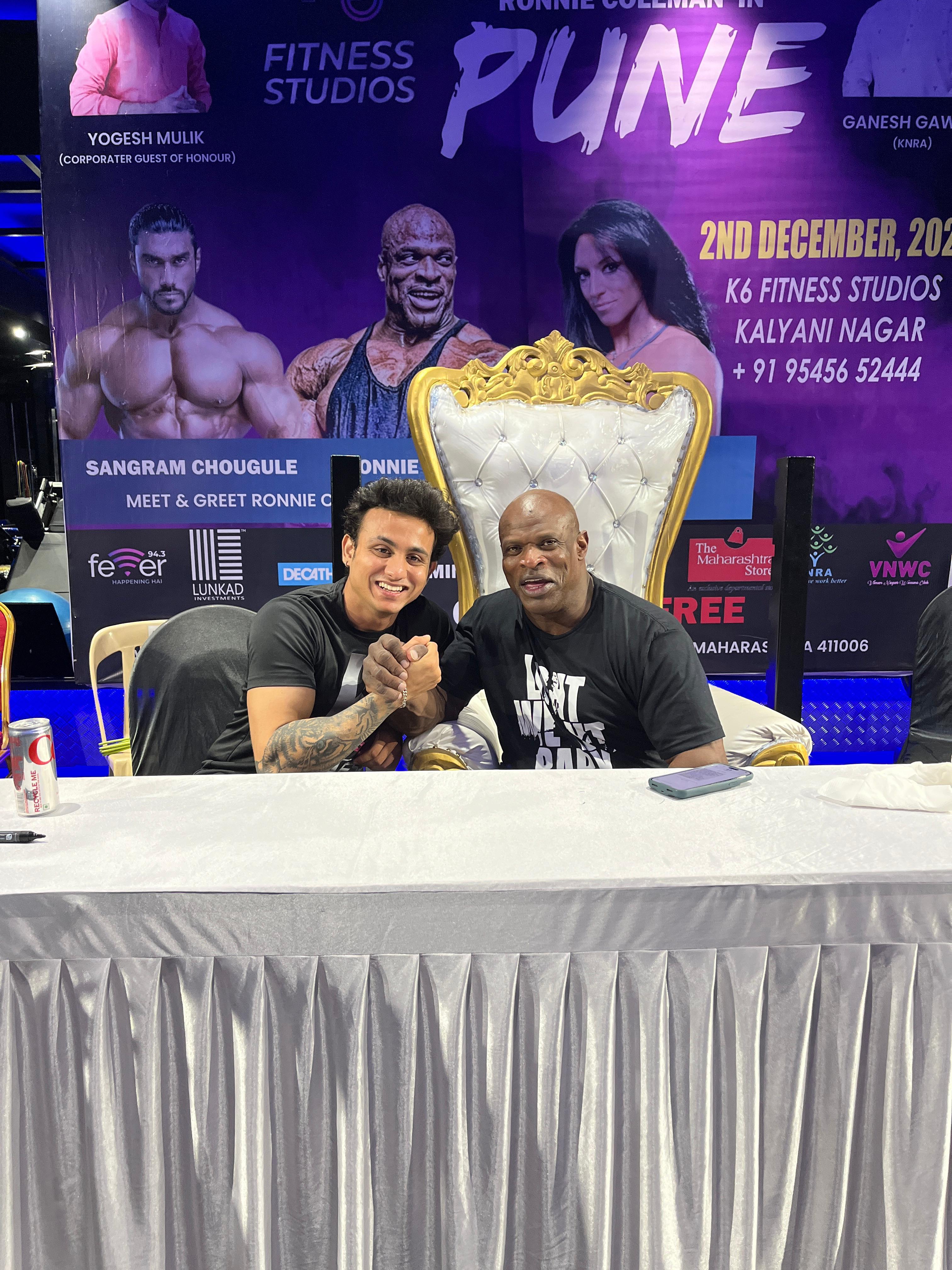 OJ with Ronnie Coleman